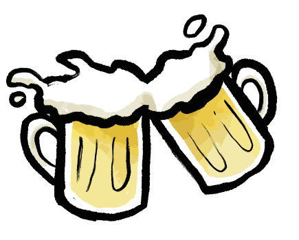 ビールのイラスト